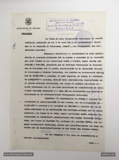 Juliol-Octubre del 1970: Carta del Ministerio de Obras Públicas a l’Ajuntament de Manresa sobre el projecte reformat i acceptació per part de l’Ajuntament. (Arxiu Municipal de Manresa).