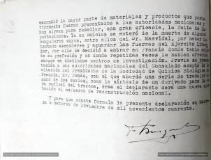 14/11/1940. Testimoni de Francisco Busquets, director de l’Escola de Música de Manresa