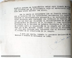 14/11/1940 . Testimoni de Joan Soler Cornet, doctor en medecina