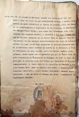 18/04/1935. Acta de la concessió de “presó atenuada” a Lluís Prunés. A causa dels Fets d’Octubre de 1934 estava empresonat al penal de Tarragona.