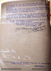 30/1/1940. Informe de la Sección de Investigación y Vigilancia  del TRRP